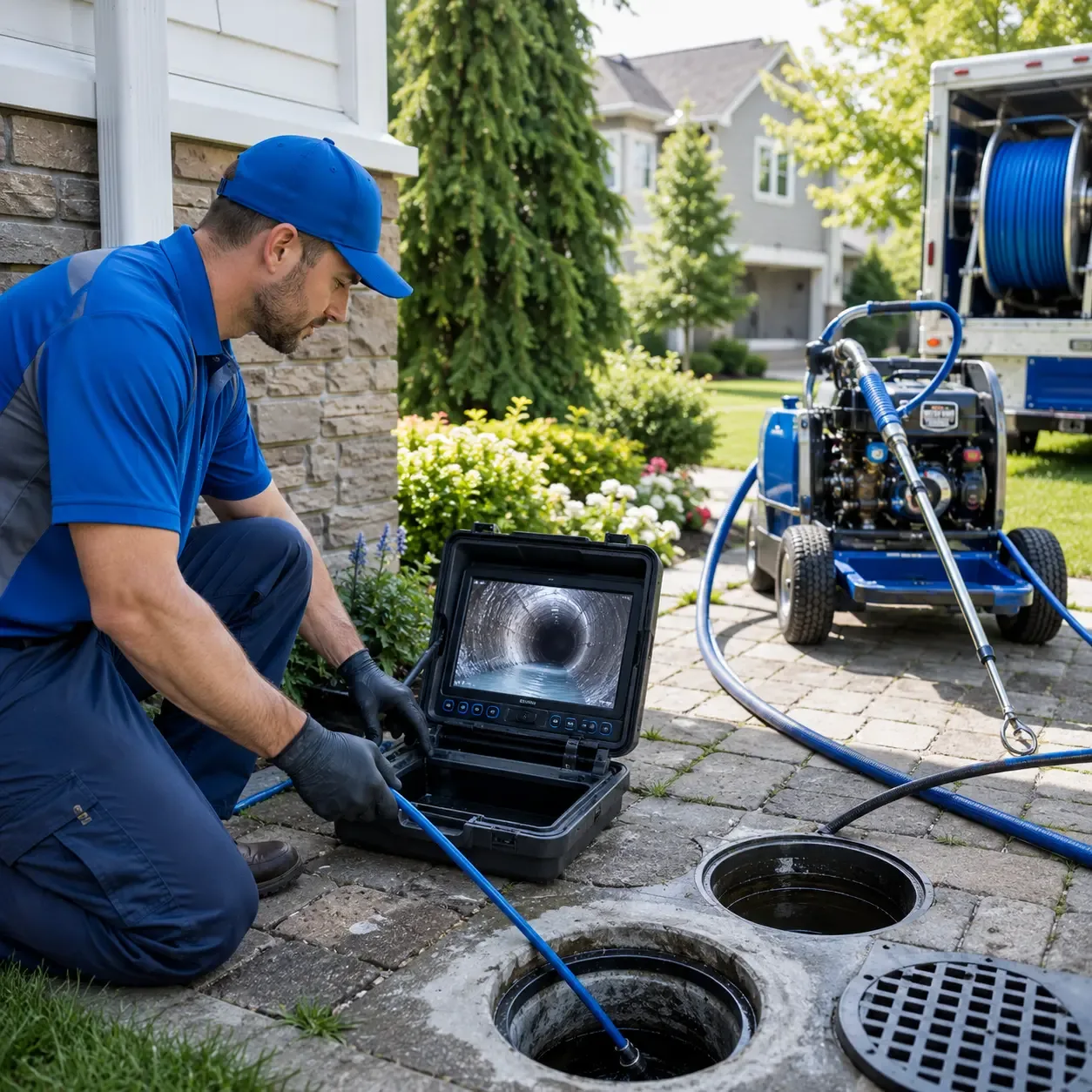 Outdoor drain cleaning professionals serving Peckville, PA